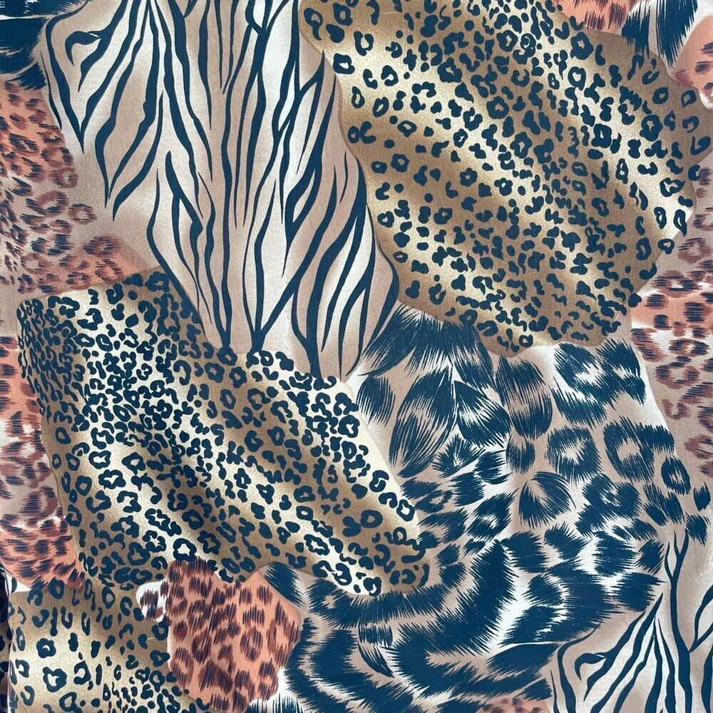 Vintage Barrie Stephens Animal Print Blazer Size 8 | Lightweight Jacket - Picture 12 of 14